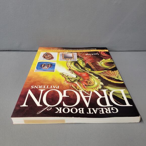 Great Book of Dragon Patterns Lora S. Irish Rev 2nd Ed Softcover 100+ Fox Chapel - Picture 9 of 14